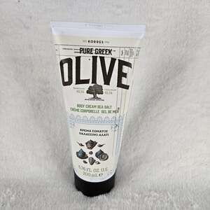 Korres Pure Greek Olive Sea Salt Body Cream 6.76 Fl Oz 200mL Moisturizer